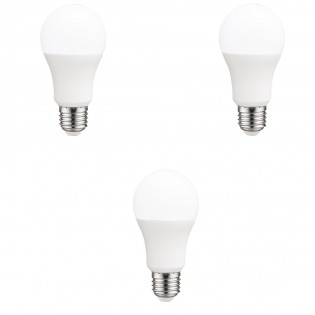 Pack 3 Bombillas LED E27 estándar 10 W (Luz neutra)