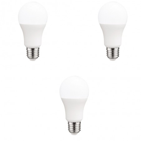 Pack 3 Bombillas LED E27 estándar 10 W (Luz neutra)