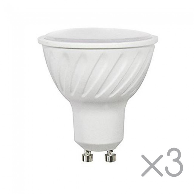 Pack 3 Bombillas LED GU10 6.2 W (Luz neutra)