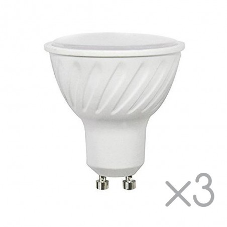 Pack 3 Bulbs LED GU10 6.2 W (Neutral light)