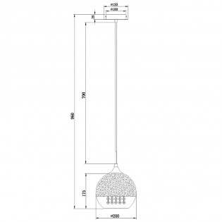 Ceiling light Fermi