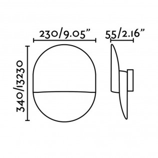 Aplique de pared Eres