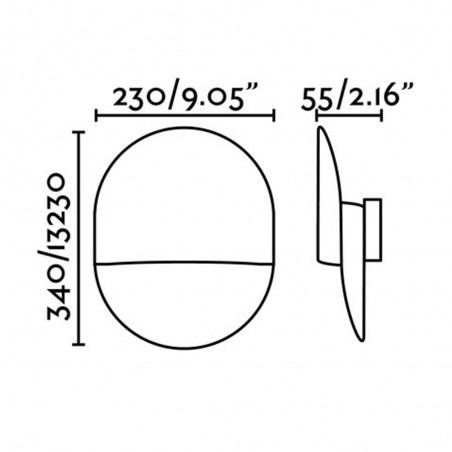 Aplique de pared Eres