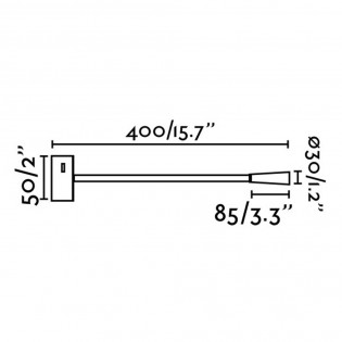 LED wall light Lead (3W)