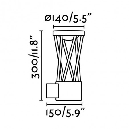 Aplique de exterior Twist