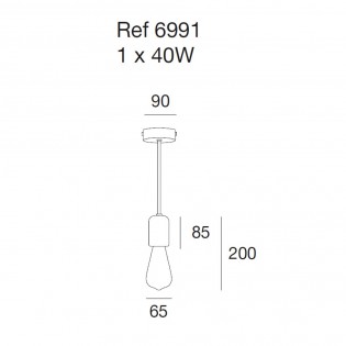 Lámpara de techo Bulb
