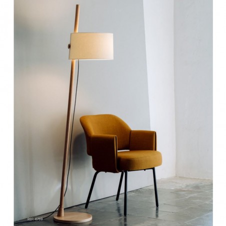 Floor lamp Linood by Milan Iluminacion. Made in Barcelona. 