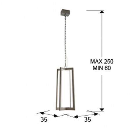 Pendant light modern LED Kuma (23W)