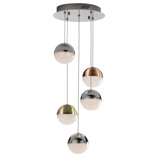 Pendant light LED Sphere (5 lights)
