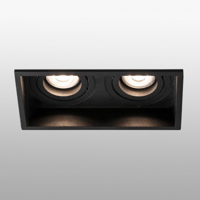 Empotrable Hyde cuadrado 2 luces (blanco) Empotrable Hyde cuadrado 2 luces (blanco)