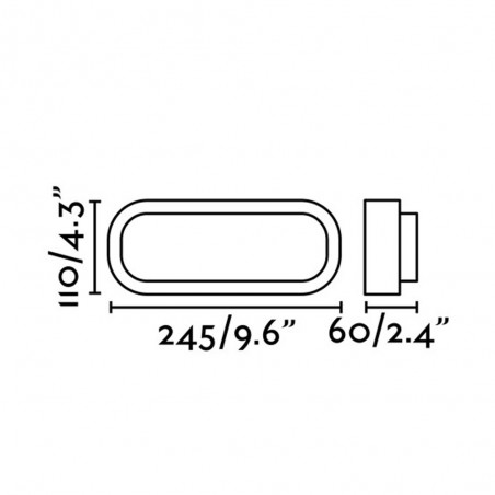 Aplique exterior LED Fred (11W)