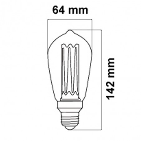 BALIZA DIDARA 1X 2G11 FLUORESCENTE 24W GRIS