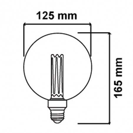 APLIQUE BERBA 192 X LED 13.5  GRIS ENVEJECIDO