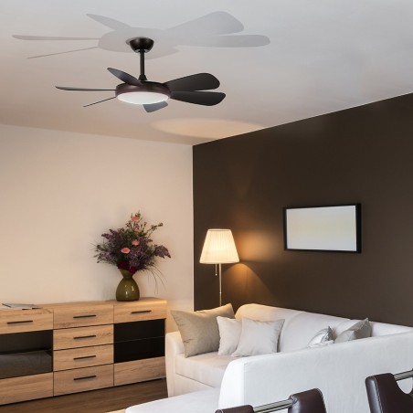 LED Ceiling Fan Ilma Black (24W)