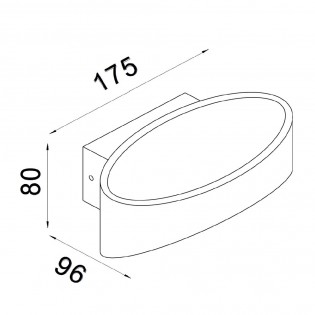 Aplique de pared Trame