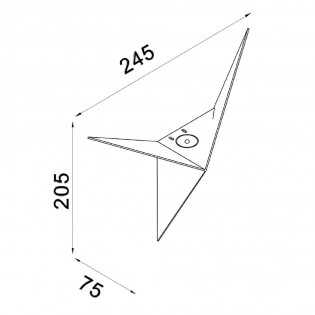 Aplique de pared Trame IV