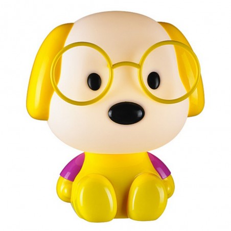Children's Table Lamp Yellow Dog