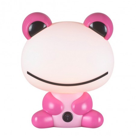 Children's Table Lamp Pink Toad