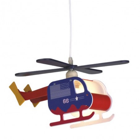 Lámpara infantil Helicóptero