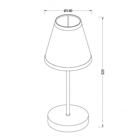 Lámpara de mesa infantil Caramelos