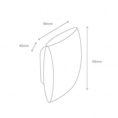 LED Outdoor Wall Light Iris (8W)