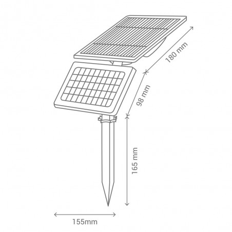 LED Outdoor Solar Spike Light Bird (10W)