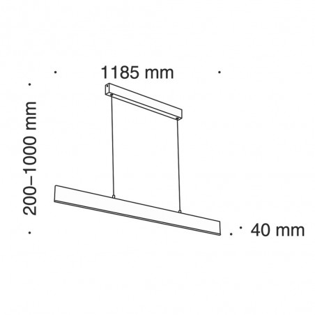 Lámpara colgante Step LED (30W)