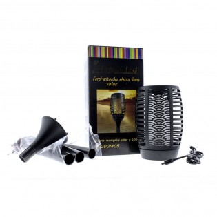 Baliza solar Farol Antorcha LED (2W)
