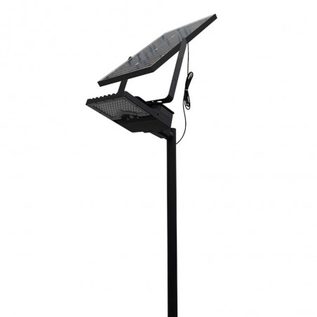 Farola LED con panel solar desmontable (40W)