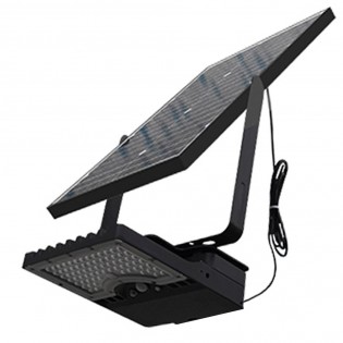 Farola LED con panel solar desmontable (40W)