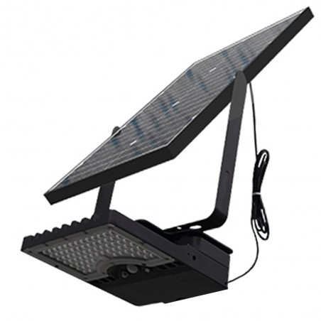LED street lamp with removable solar panel (40W)