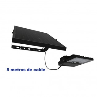 Farola LED con panel solar desmontable (40W)