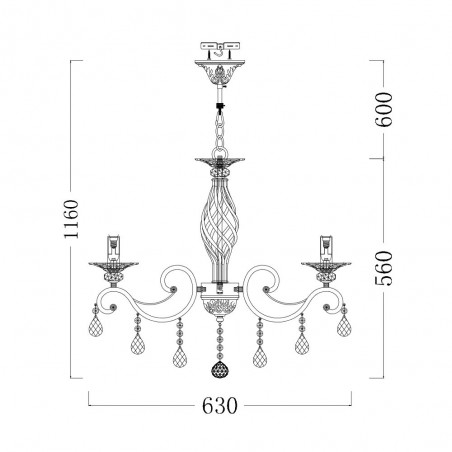 Classic Chandelier Grace