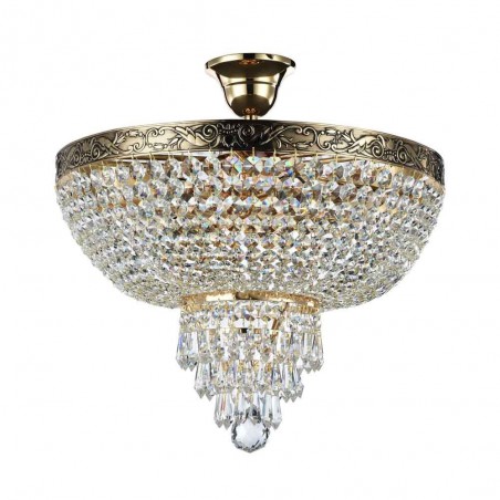 Semi Flush Crystal Chandelier Palace