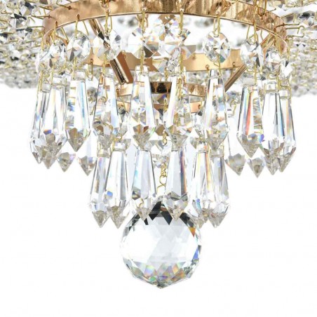 Semi Flush Crystal Chandelier Palace