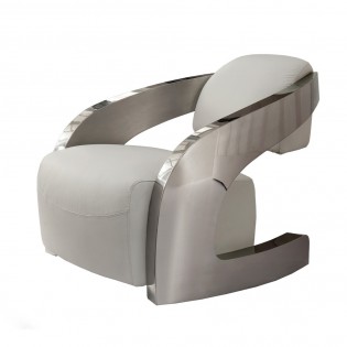 Sillón de piel italiana Amanda