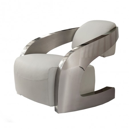 Sillón de piel italiana Amanda