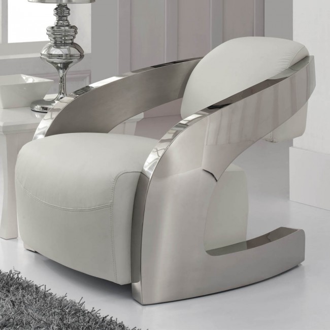 Sillón de piel italiana Amanda