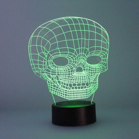 Night Light 3D LED Skull (2.5W)