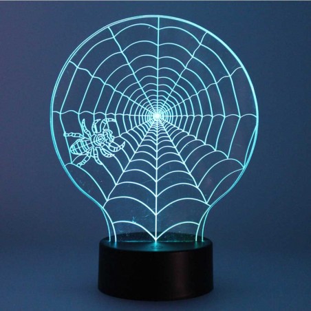 Lámpara de mesa 3D Telaraña