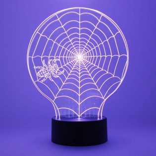 Lámpara de mesa 3D Telaraña