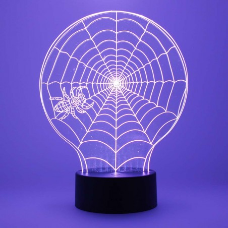 Lámpara de mesa 3D Telaraña