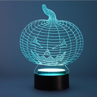 Nachtlicht 3D LED Kürbis...