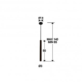 Lámpara de techo LED Varas (5W)