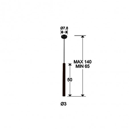 Lámpara de techo LED Varas (5W)