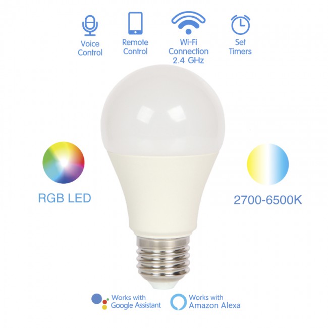 E27 Smart LED Bulb (8W)