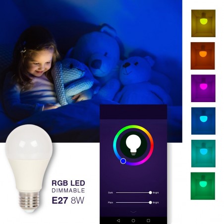 Bombilla LED Smart E27 (8W)