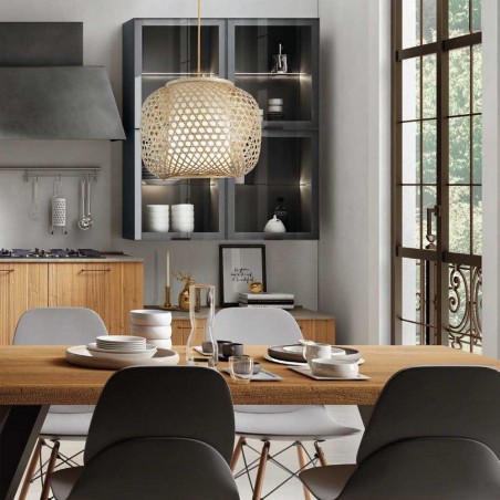 Bamboo Pendant Light Zen