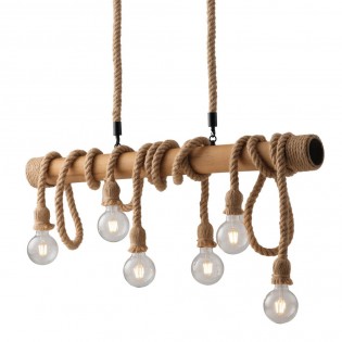 Regleta de techo Rope (6 luces)