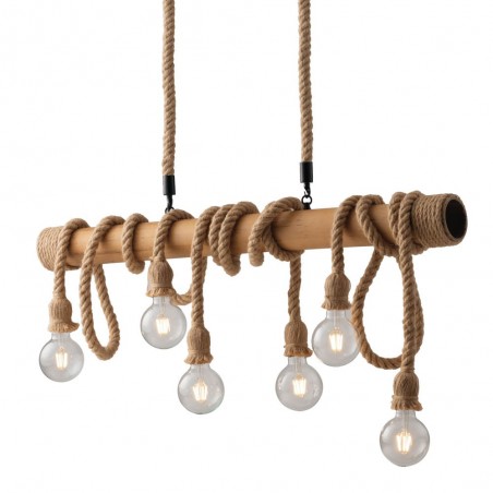 Regleta de techo Rope (6 luces)